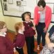 Recording with pupils St John's Chapel PS