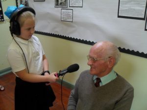 Recording a past pupil of St John's Chapel